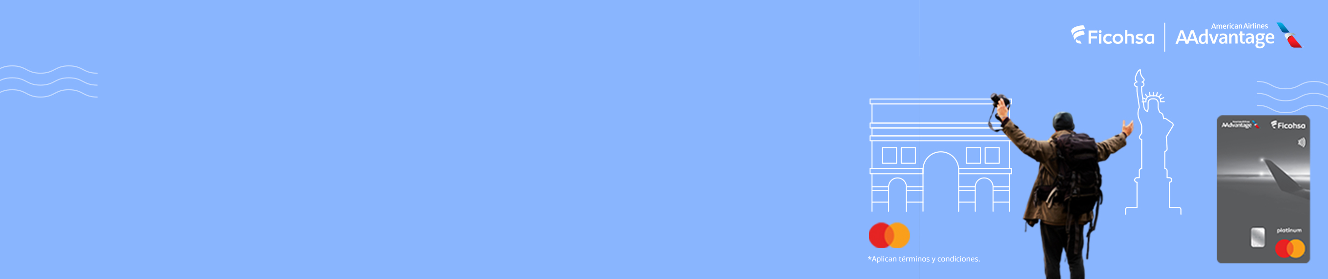 Imagen del banner ¡Acumula 3 millas AAdvantage® con tus compras!