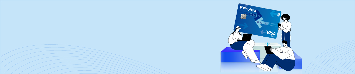 Imagen del banner Ficohsa Cash Back Visa Clásica