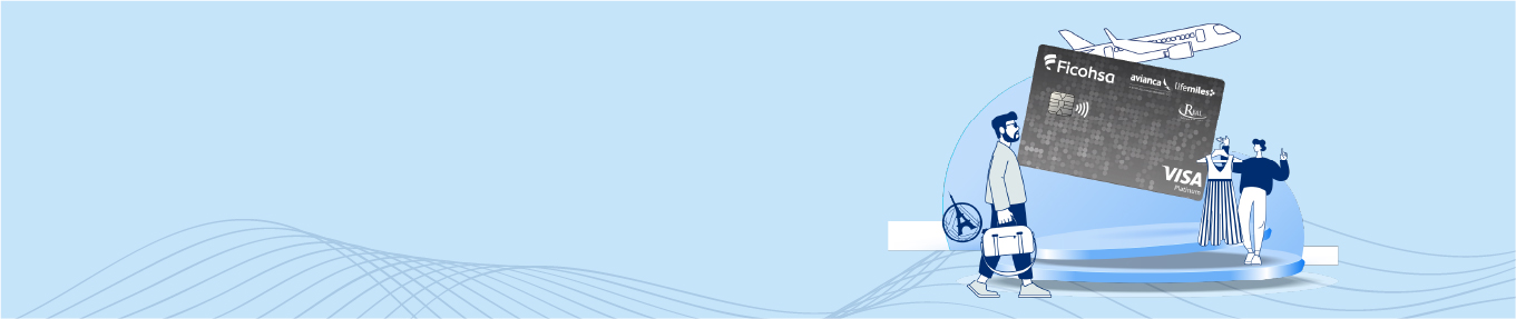 Imagen del banner Ficohsa lifemiles Visa Real Platinum