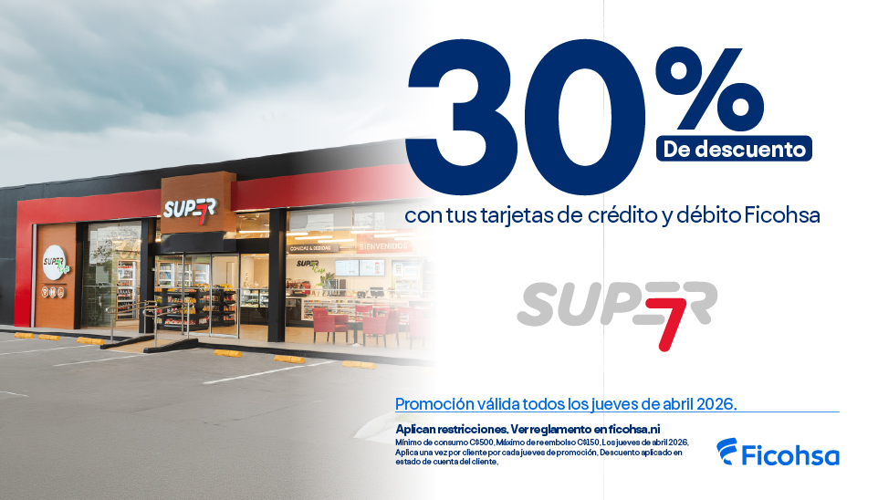 30% de descuento en Super7 todos los jueves 