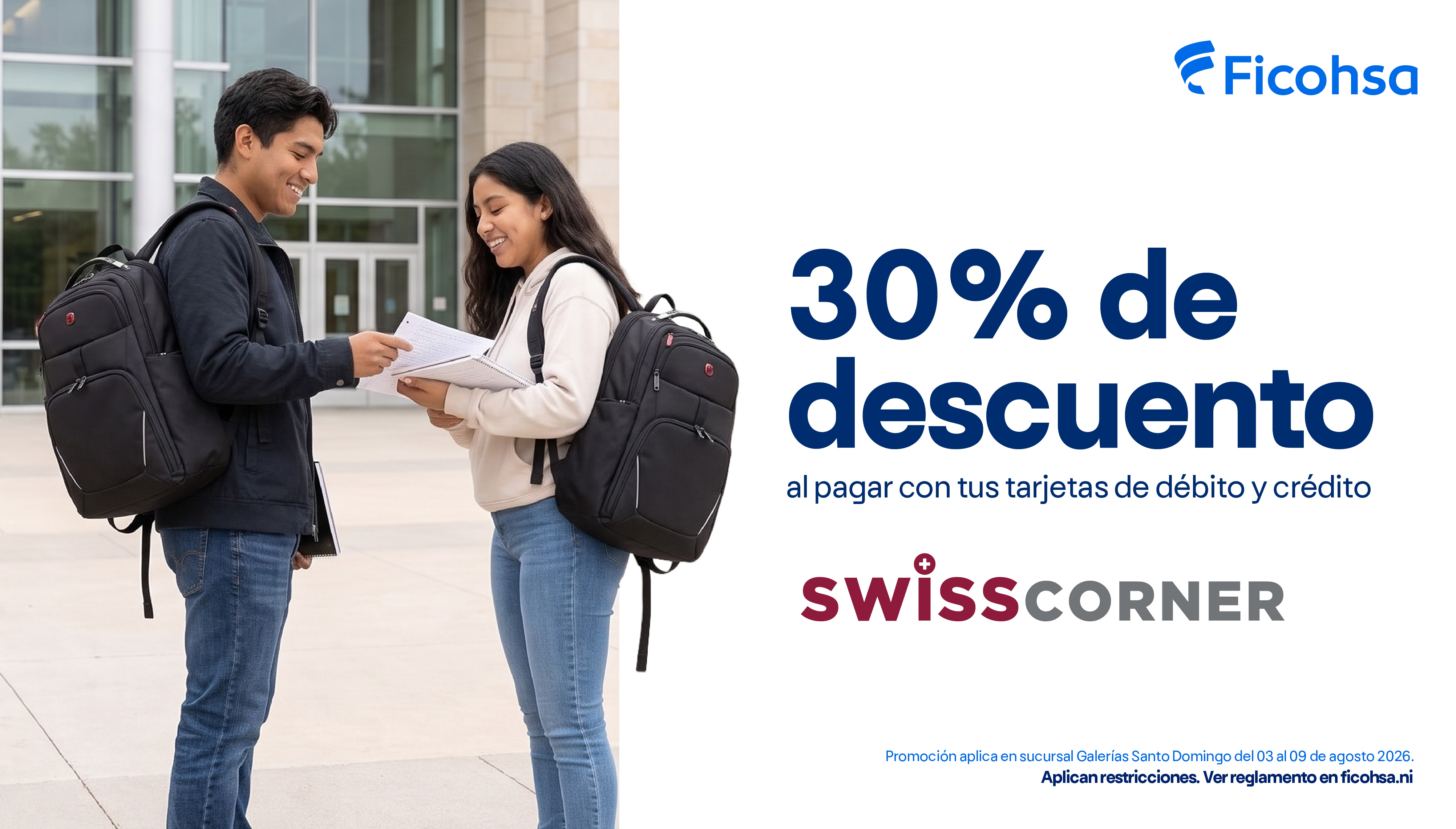 30% de descuento en mochilas Wenger