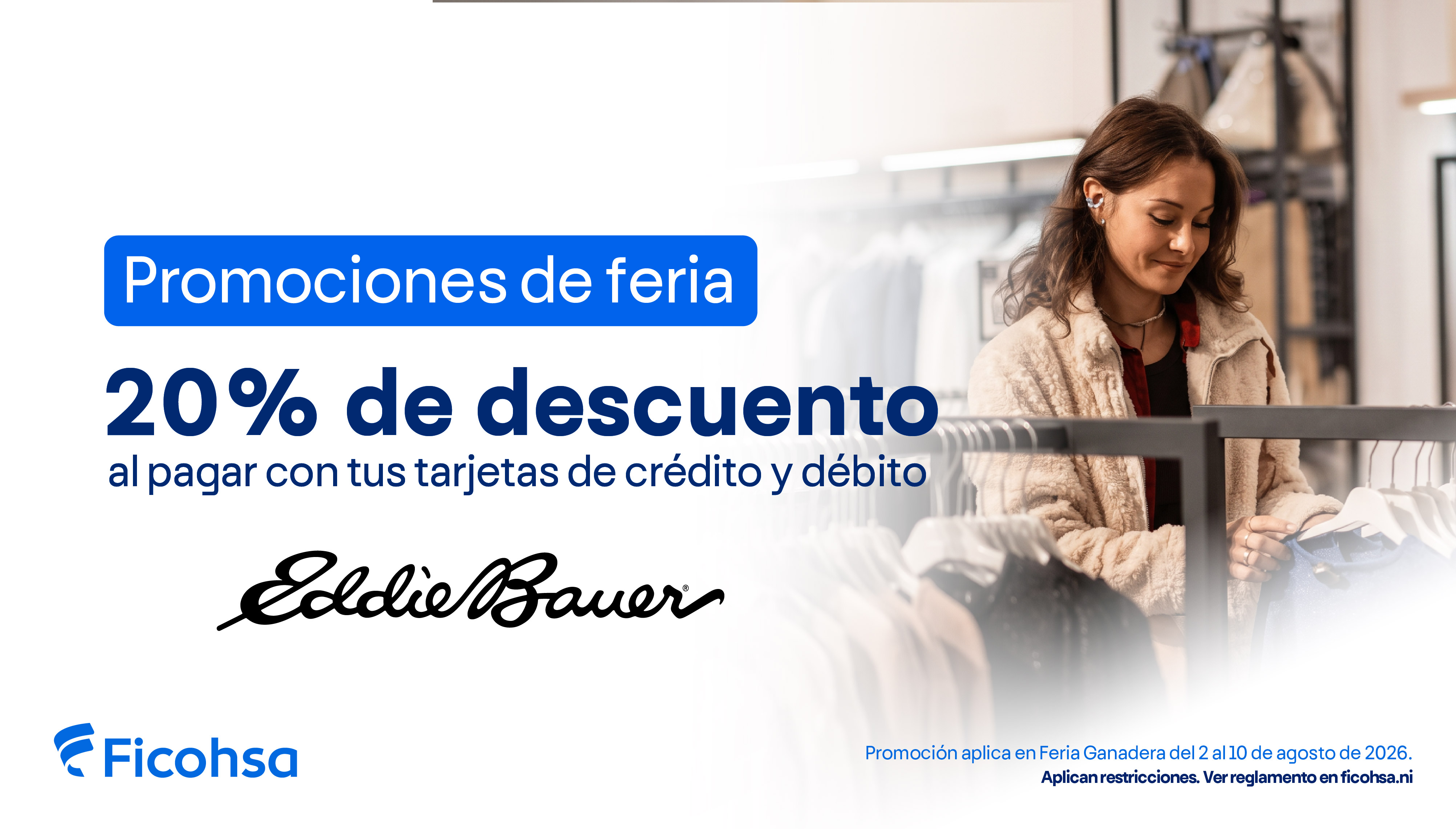 20% de descuento en Eddie Bauer
