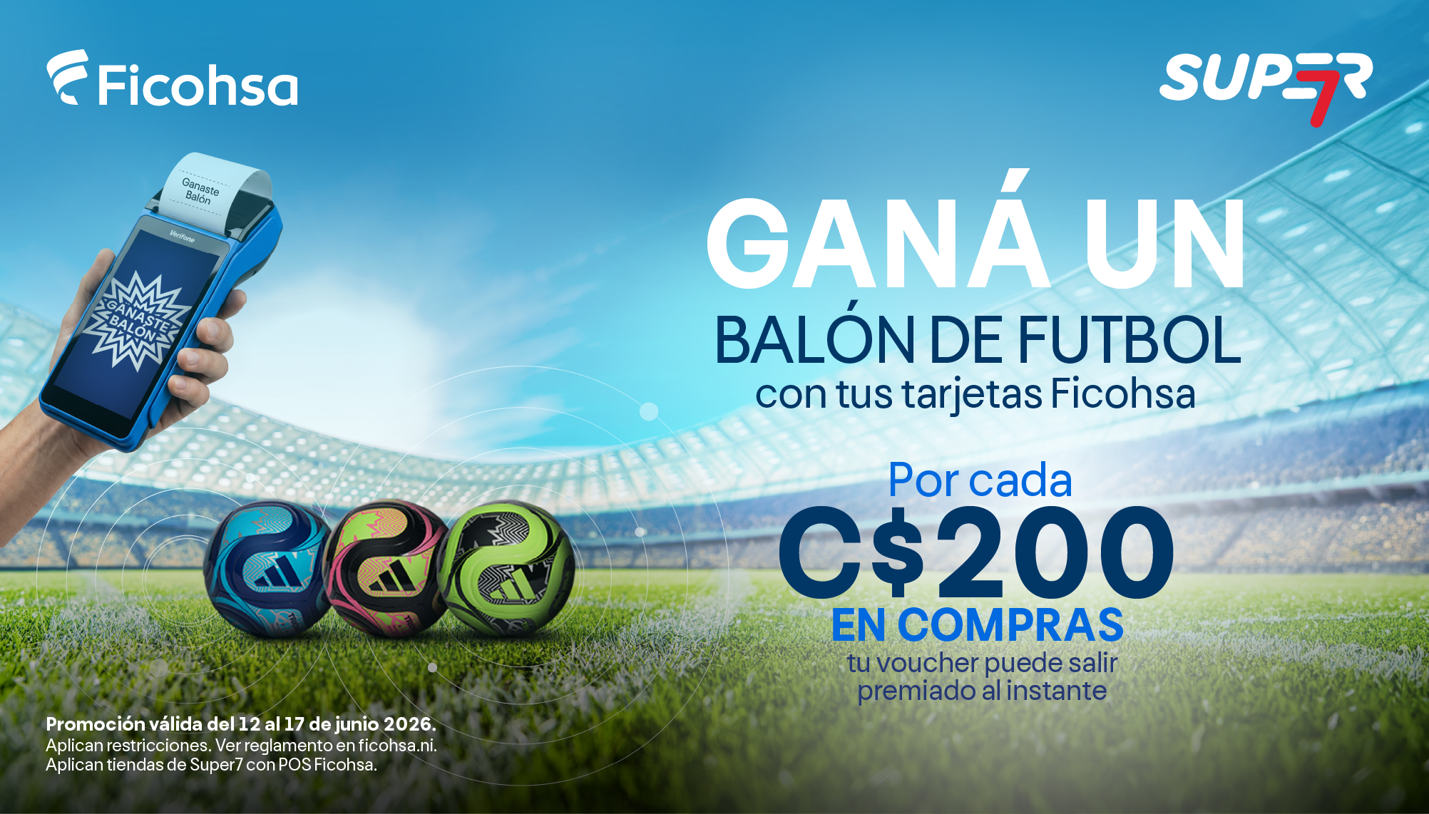 Comprá y ganá balones en Super7