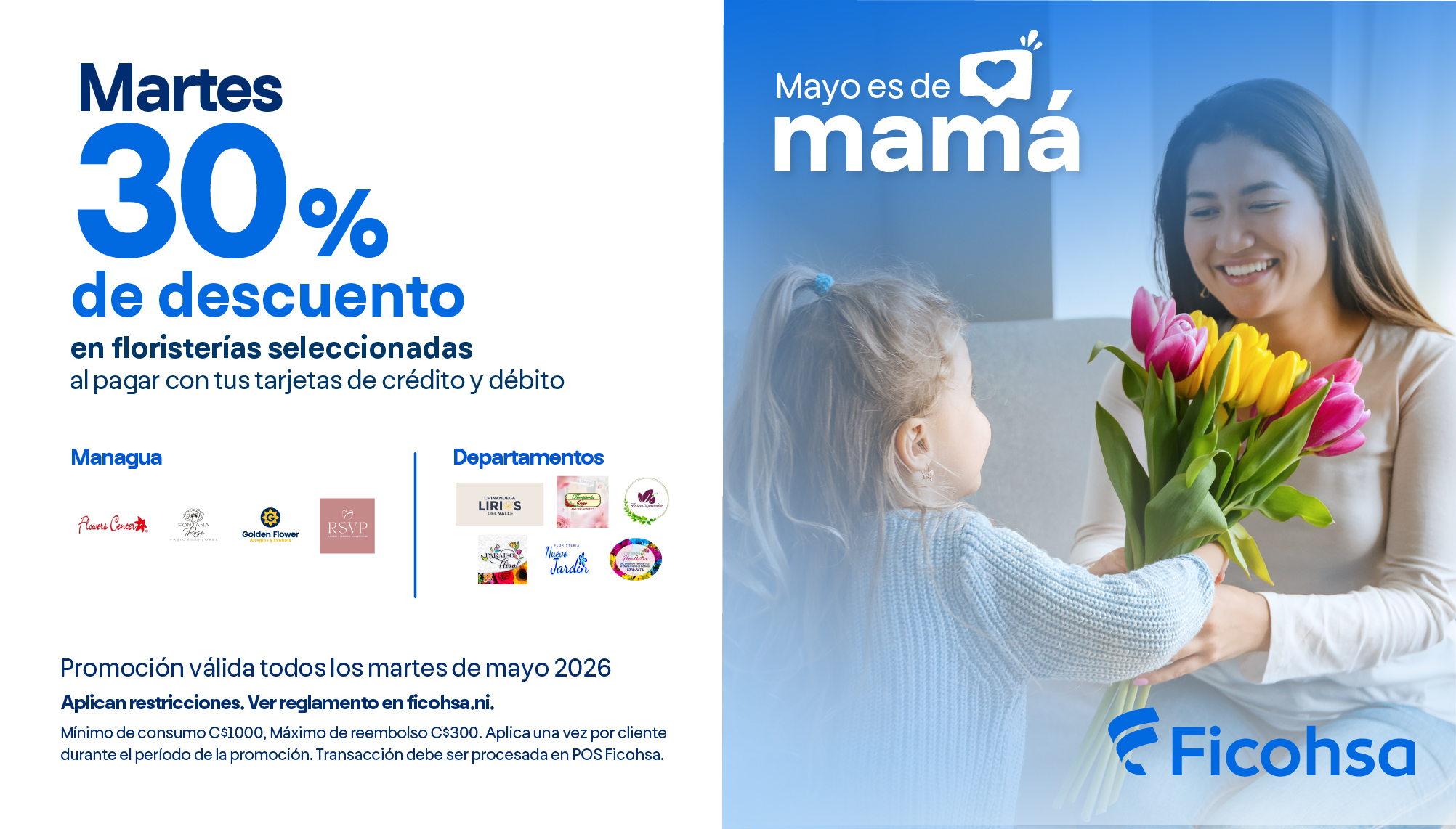 30% de descuento en un detalle para mamá 