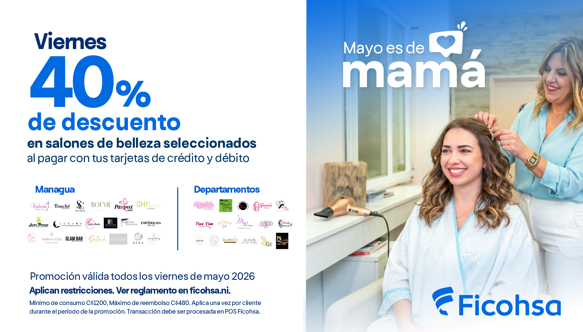 40% de descuento para consentir a mamá