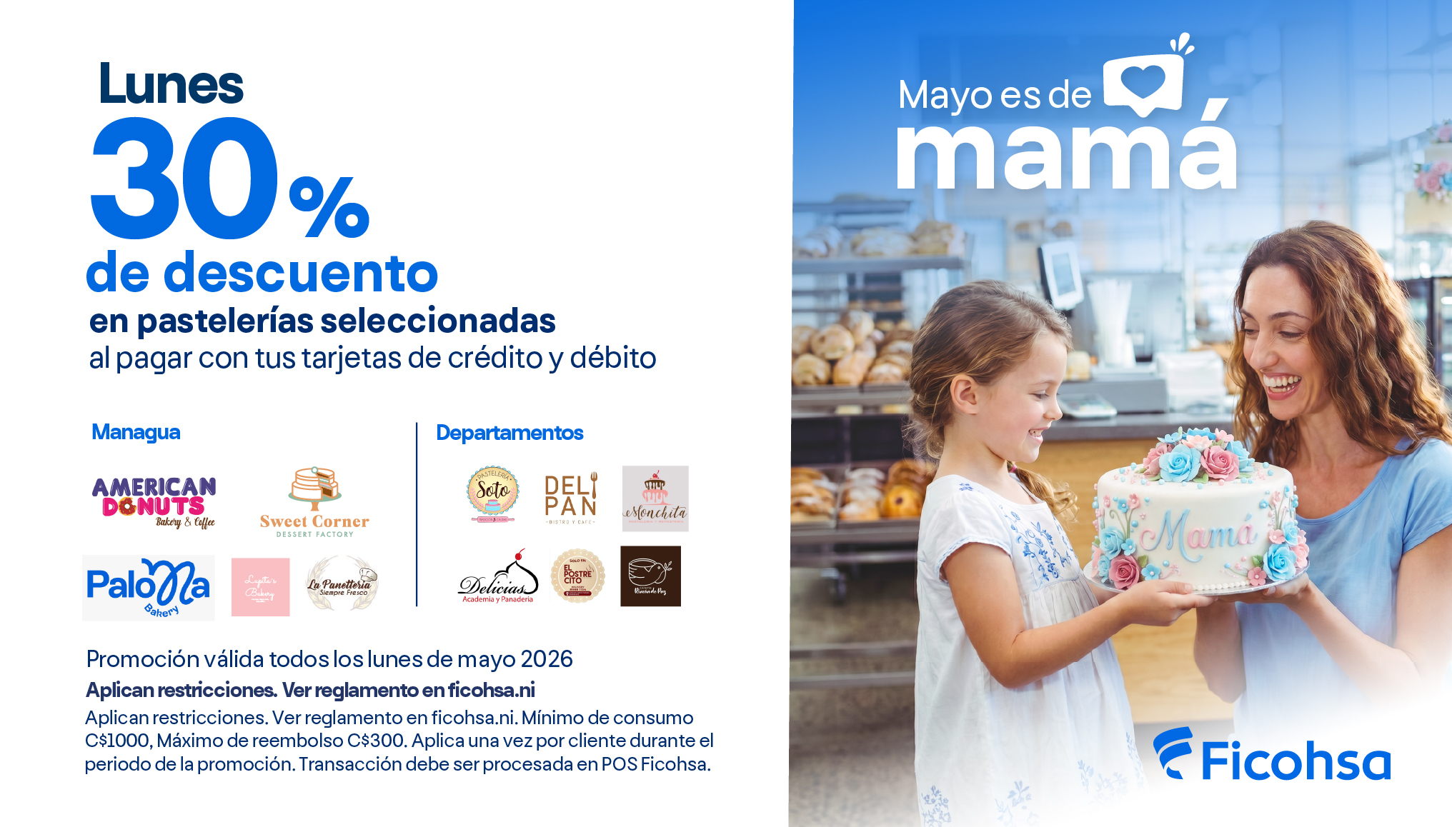 30% de descuento para compartir con mamá