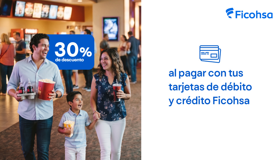 30% de descuento en cines seleccionados