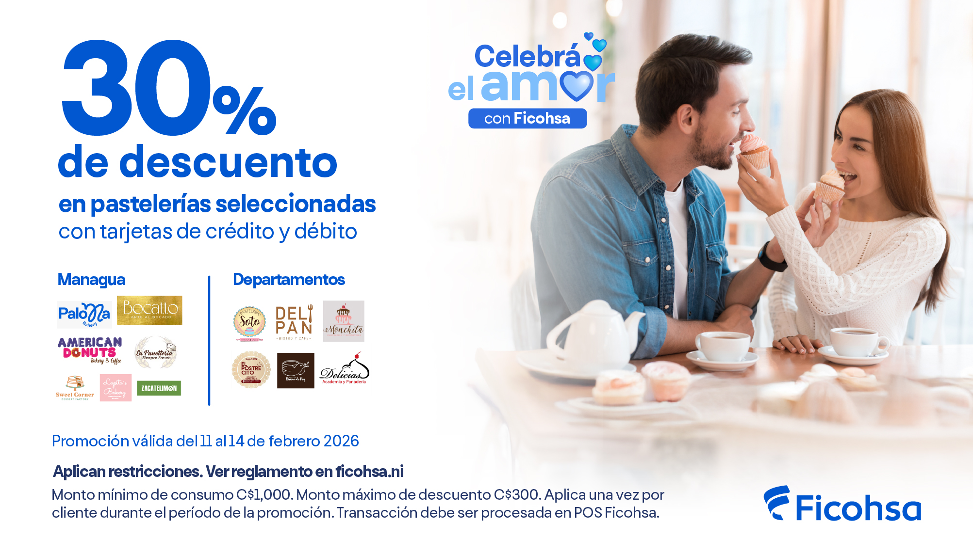 30% de descuento en tus pastelerías favoritas 