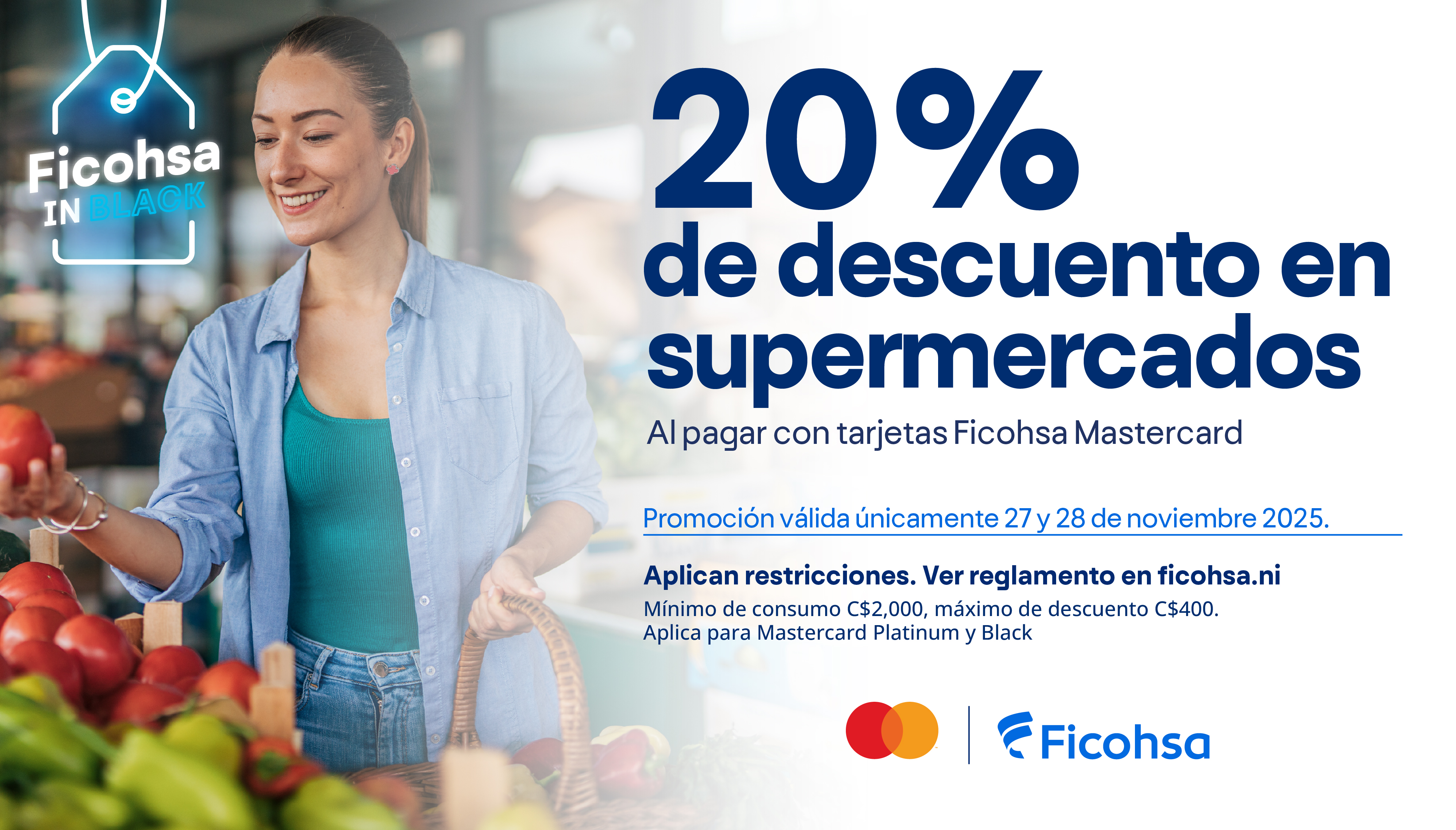 20% de descuento en supermercados (Mastercard)