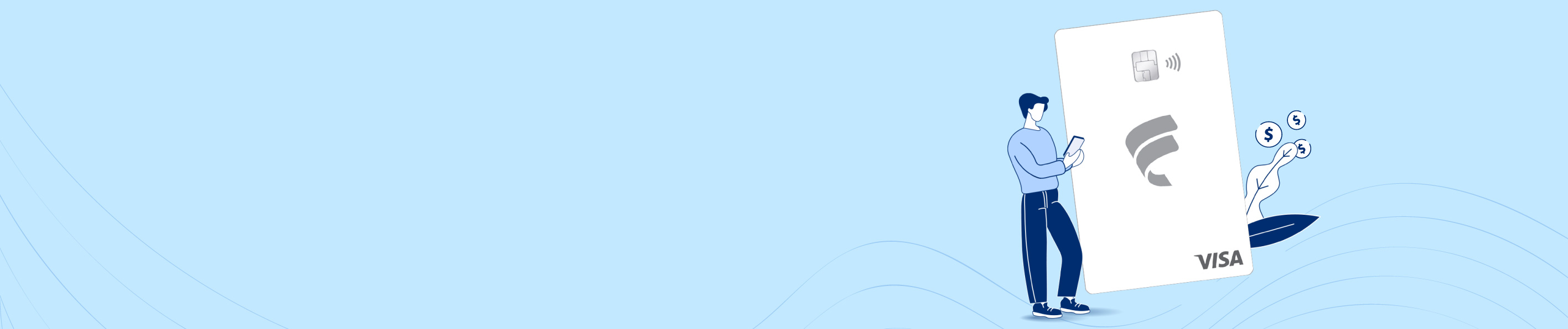 Imagen del banner  Tarjeta Cash Back Visa One