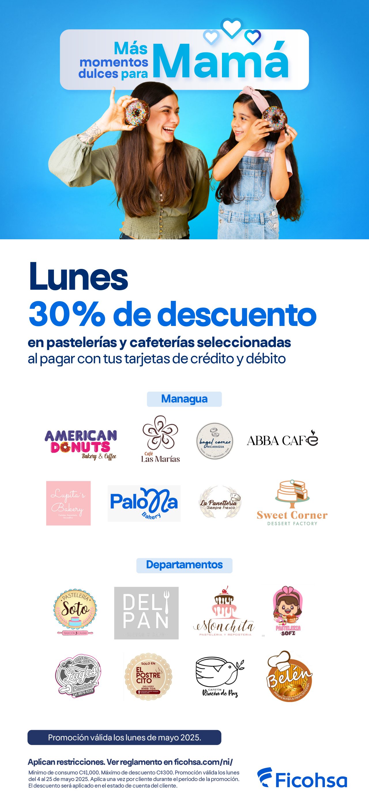 promoción pastelería día de madre